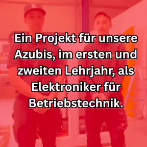 Bild Azubiprojekt für die Website